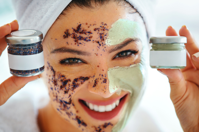 exfoliace suché pleti